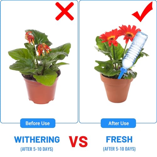 ACTOYS Riego Por Goteo para Macetas 30 Pcs Regar Plantas Vacaciones,