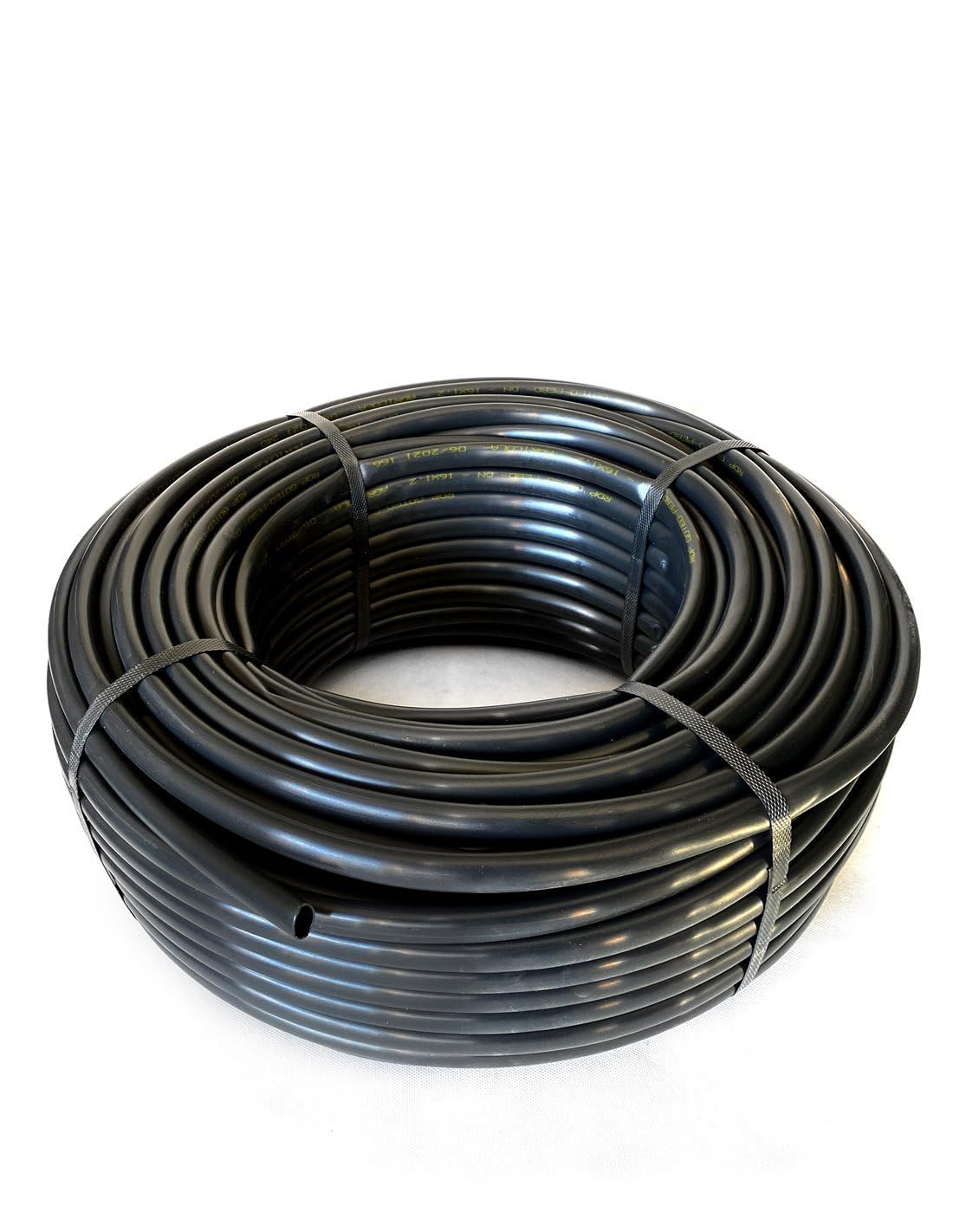 JARDIN202 - Tubo Goteo Sin Gotero 16 mm – Bobina Agrícola, Manguera para Riego Sin Gotero | Rollo de 50 metros (Negro)