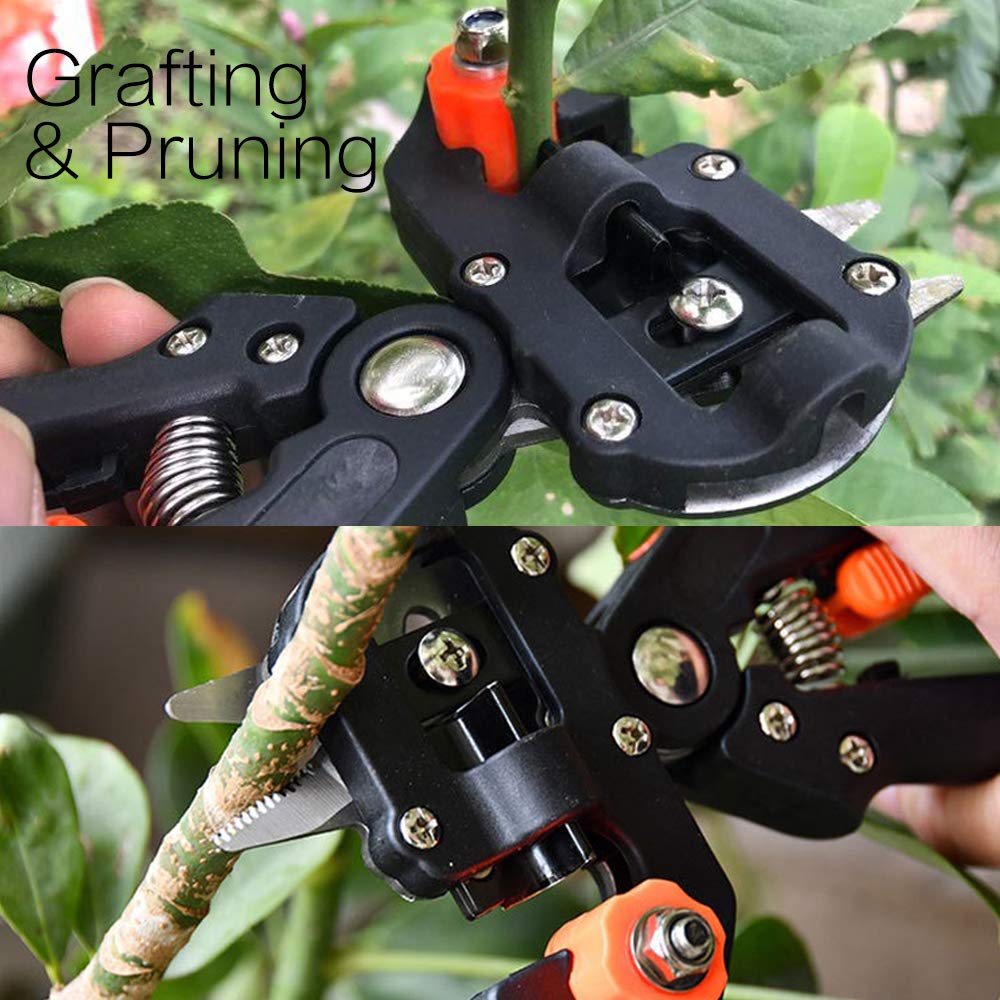 Jardín Injerto Kit, Profesional Tijeras Injertar para Planta Flores Árboles Frutales