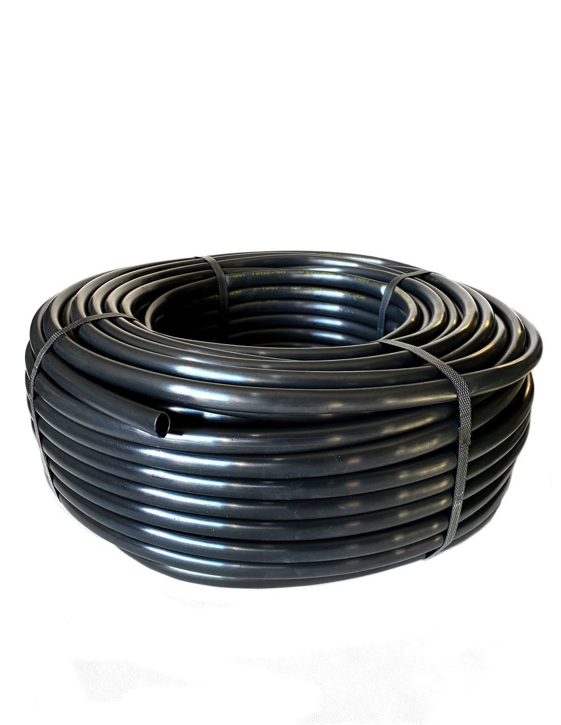 JARDIN202 - Tubo Goteo Sin Gotero 16 mm – Bobina Agrícola, Manguera para Riego Sin Gotero | Rollo de 50 metros (Negro)