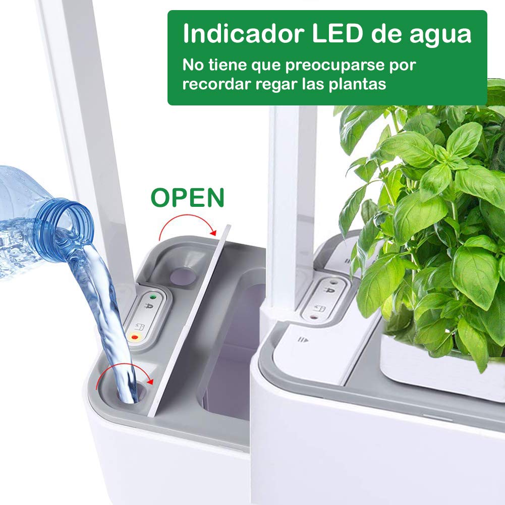 Clizia Smart Garden Huerto de Interior, Sistema de Cultivo hidropónico