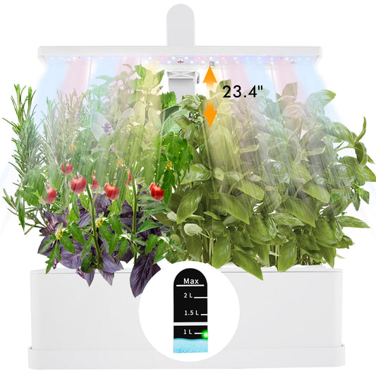 Sistema de Cultivo Hidropónico 9 Pods  con luz LED para Plantas