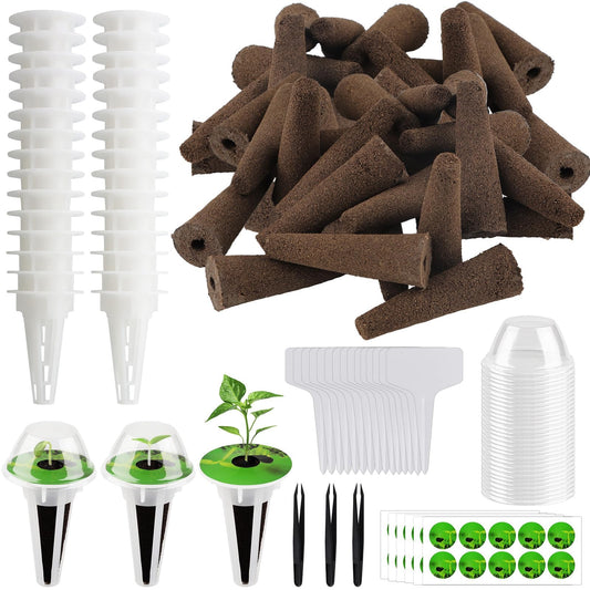 Kit cápsulas hidropónicas – Sistema Cultivo Completo con 198 Pieza