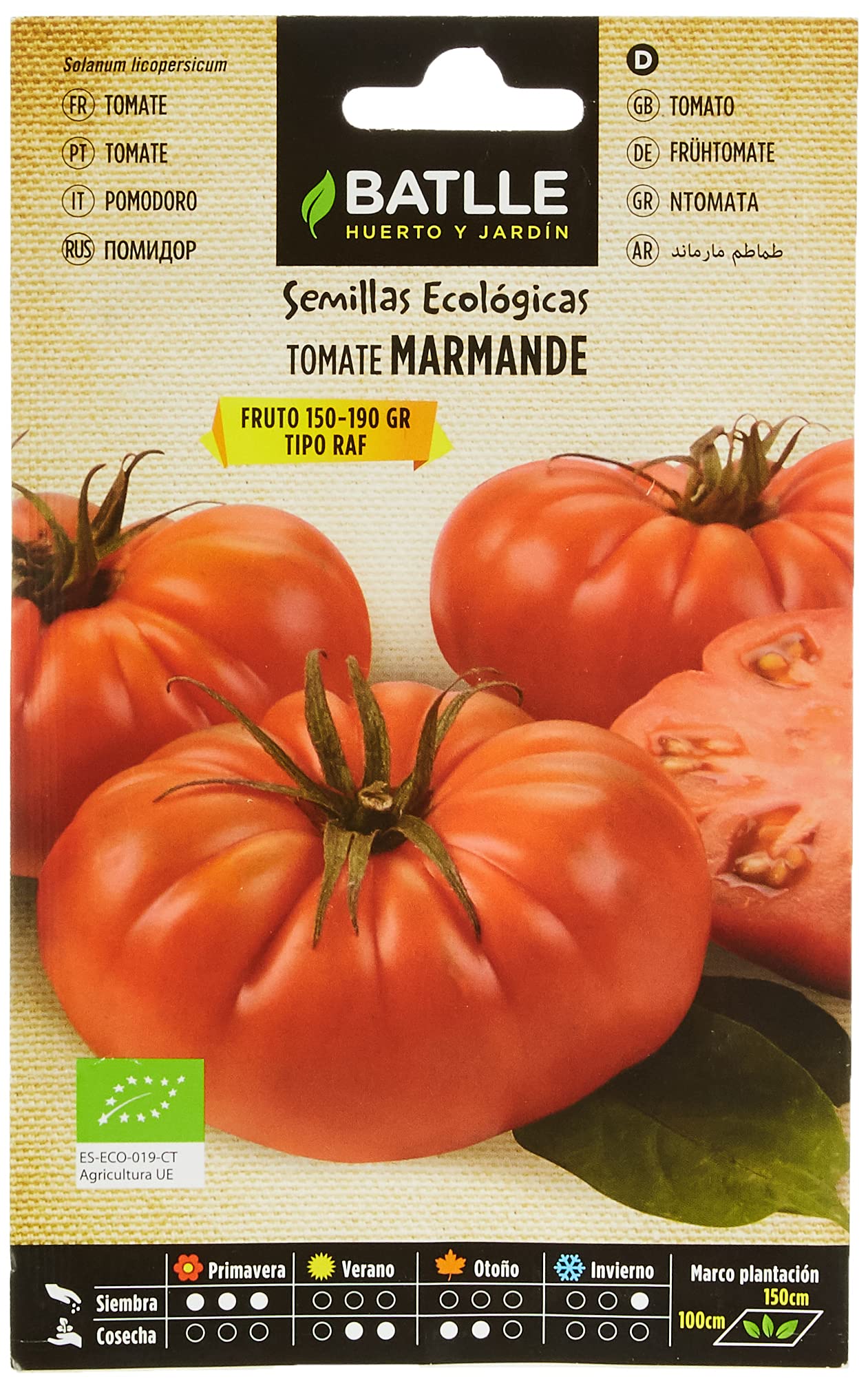 Semillas Batlle Tomate Marmande RAF - ECO