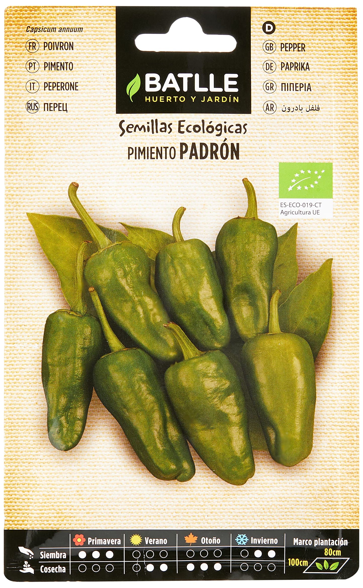 Semillas Batlle Pimiento PADRON - ECO