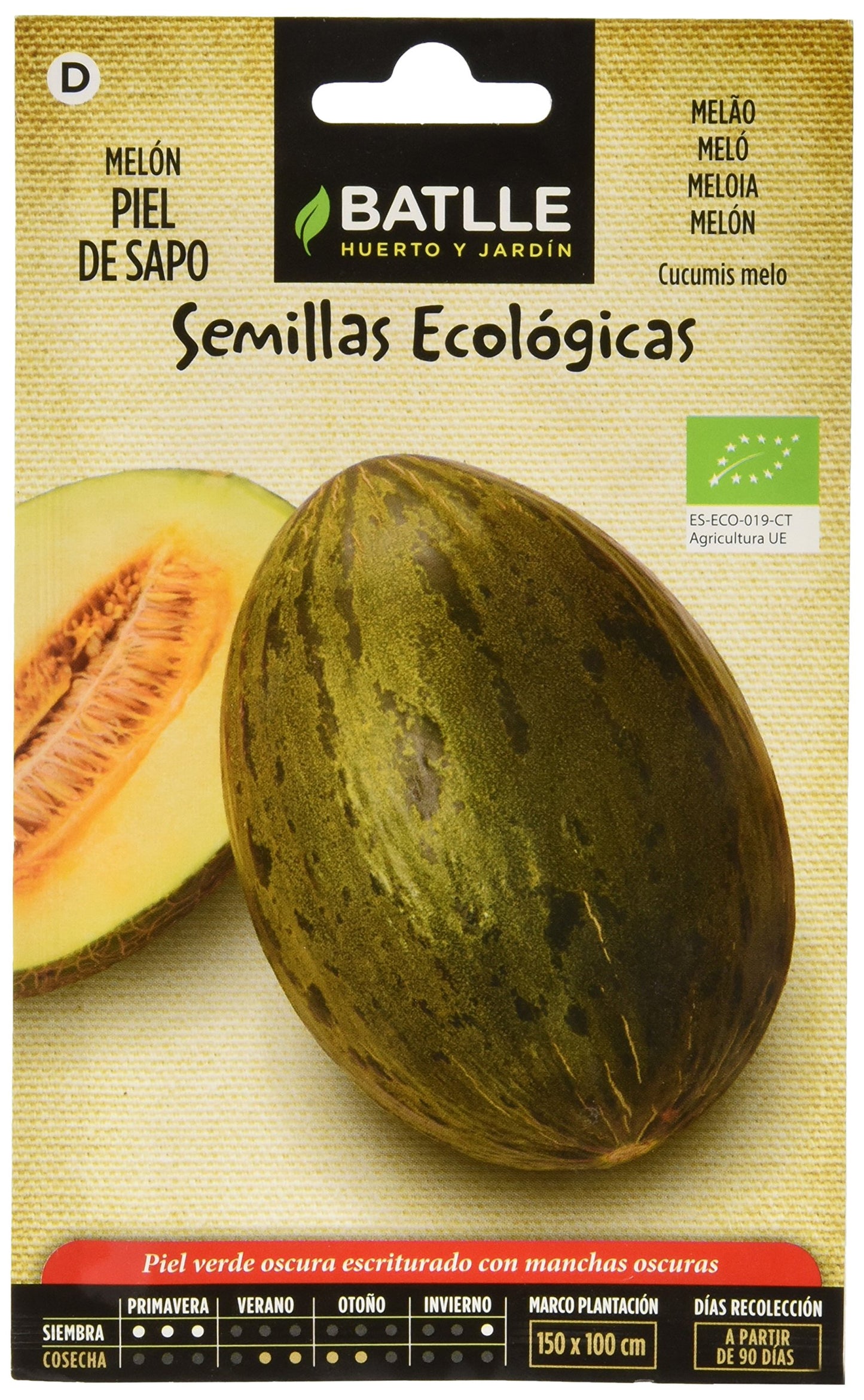 Semillas Batlle Melón Piel de Sapo - ECO